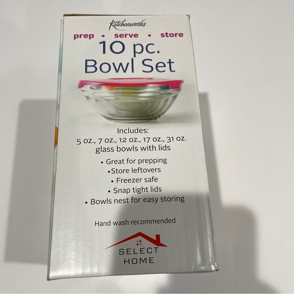 Kitchenworks Bowl set 10 pcs, NEW NEVER USED - Picture 3 of 6